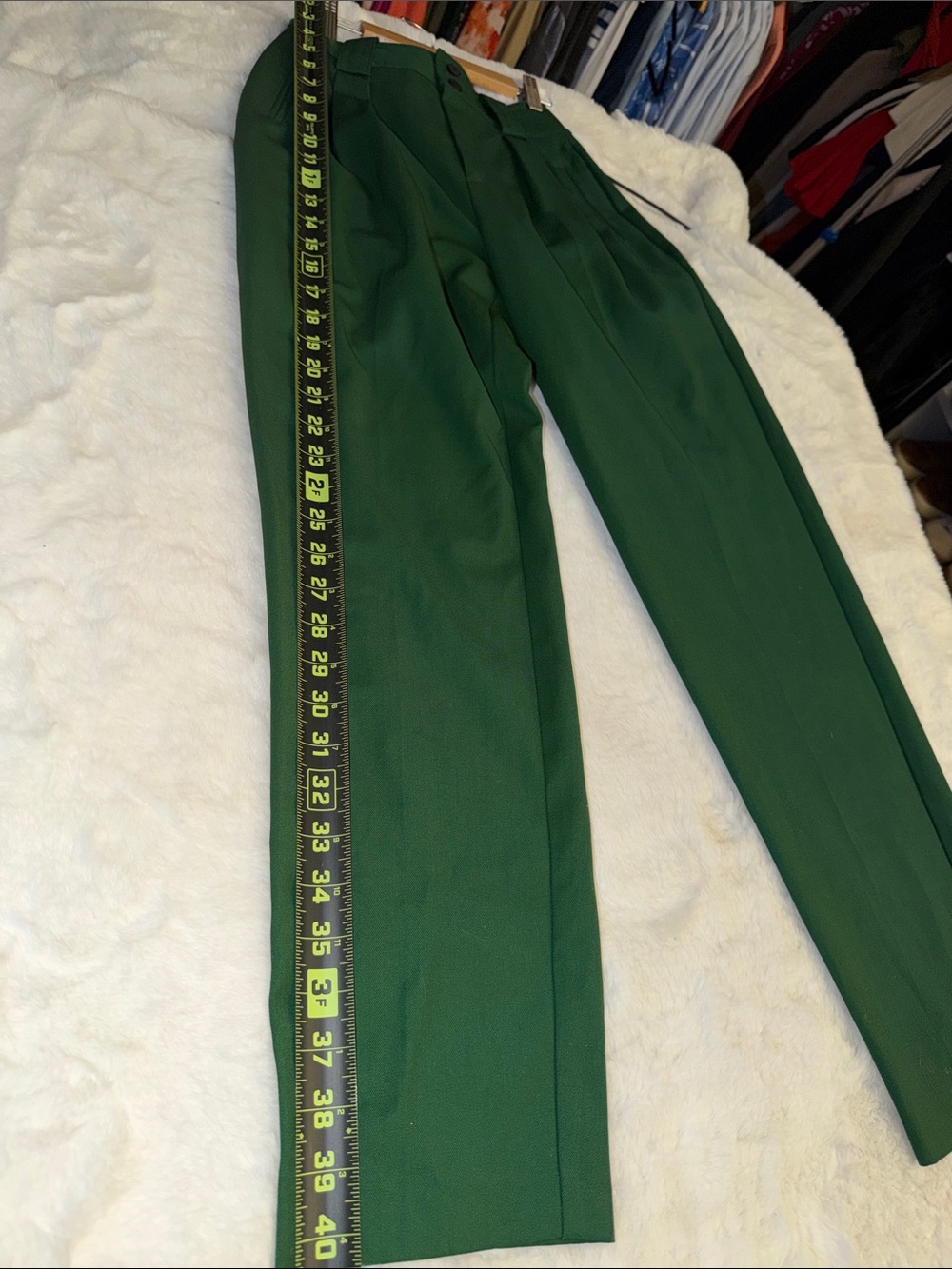 Equipment Forest Green Cropped Trousers